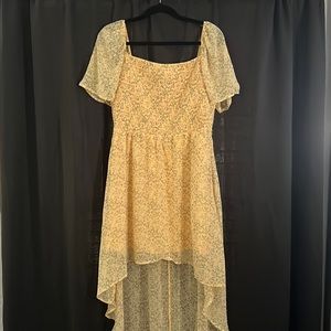 Floral High-Low Dress NWOT